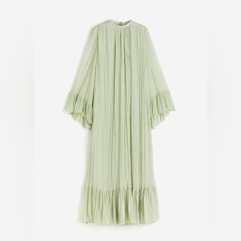 H&M PLEATED KAFTAN DRESS
